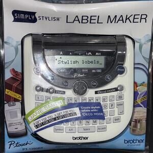 BROTHER Simply Stylish Label Maker PT-1290BT P-Touch Electronic System SEALED
